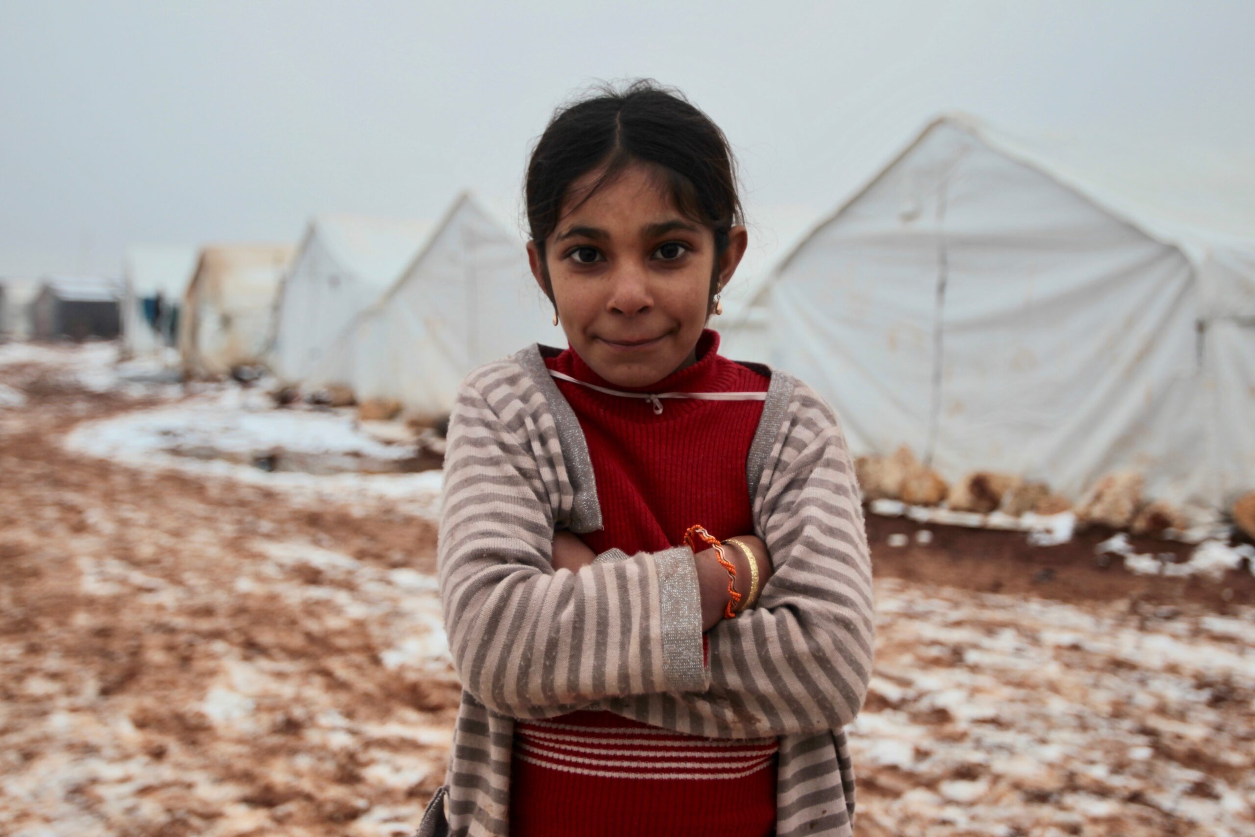 Humanitarian Advisors girl in Syria refugee camp